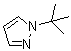 N-叔丁基吡唑分子结构 (CAS 15754-60-6)