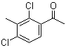 2',4'-二氯-3'-甲基苯乙酮分子结构 (CAS 157652-32-9)