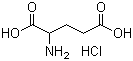 DL-谷氨酸盐酸盐分子结构 (CAS 15767-75-6)