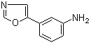 结构式 CAS# 157837-31-5, 3-(1,3-噁唑-5-基)苯胺