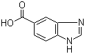 1H-苯并咪唑-5-羧酸分子结构 (CAS 15788-16-6)
