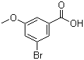结构式 CAS# 157893-14-6, 3-溴-5-甲氧基苯甲酸