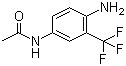 5-乙酰氨基-2-氨基三氟甲苯分子结构 (CAS 1579-89-1)