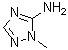 1-甲基-1H-1,2,4-三唑-5-胺分子结构 (CAS 15795-39-8)