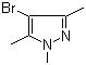 4-溴-1,3,5-三甲基吡唑分子结构 (CAS 15801-69-1)