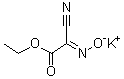 氰基(羟基亚胺基)乙酸乙酯钾盐分子结构 (CAS 158014-03-0)