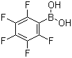 2,3,4,5,6-五氟苯硼酸分子结构 (CAS 1582-24-7)