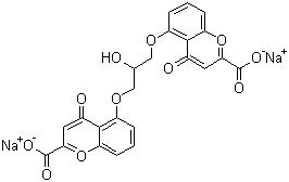 色甘酸钠分子结构 (CAS 15826-37-6)
