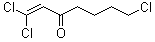 1,1,7-三氯-1-庚烯-3-酮分子结构 (CAS 158355-41-0)