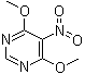 4,6-二甲氧基-5-硝基嘧啶分子结构 (CAS 15846-14-7)