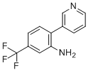 2-(吡啶-3-基)-5-(三氟甲基)苯胺分子结构 (CAS 158461-54-2)