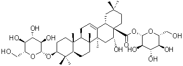 墨旱莲皂苷 I分子结构 (CAS 158511-59-2)