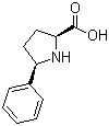 (2S,5R)-5-苯基吡咯烷-2-甲酸分子结构 (CAS 158567-93-2)