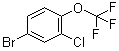 4-溴-2-氯-1-(三氟甲氧基)苯分子结构 (CAS 158579-80-7)