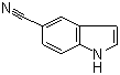 5-氰基吲哚分子结构 (CAS 15861-24-2)