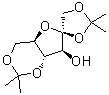 1,2:4,6-二-O-(1-甲基亚乙基)-beta-D-呋喃果糖分子结构 (CAS 158702-90-0)