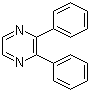 结构式 CAS# 1588-89-2, 2,3-二苯基吡嗪