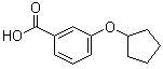 3-(环戊基氧基)苯甲酸分子结构 (CAS 158860-99-2)