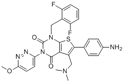 Relugolix Impurity 8 molecular structure (CAS 1589503-93-4)