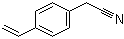 4-乙烯基苯乙腈分子结构 (CAS 1592-11-6)