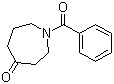 N-苯甲酰基六氢氮杂卓-4-酮分子结构 (CAS 15923-40-7)
