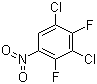 2,4-二氟-3,5-二氯硝基苯分子结构 (CAS 15952-70-2)