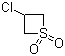 3-氯硫杂环丁烷-1,1-二氧化物分子结构 (CAS 15953-83-0)