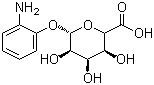 2-氨基苯基-beta-D-葡萄糖醛酸分子结构 (CAS 15959-03-2)