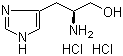 L-组氨醇二盐酸盐分子结构 (CAS 1596-64-1)