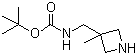 (3-甲基氮杂环丁-3-基)甲基氨基甲酸叔丁酯分子结构 (CAS 159603-47-1)