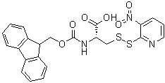 N-[(9H-Fluoren-9-ylmethoxy)carbonyl]-3-[(3-nitro-2-pyridinyl)dithio]-L-alanine molecular structure (CAS 159700-51-3)