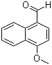 4-甲氧基-1-萘甲醛分子结构 (CAS 15971-29-6)