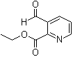 3-Formyl-2-pyridinecarboxylic acid ethyl ester molecular structure (CAS 159755-62-1)