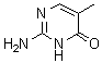 2-Amino-5-methyl-4(3H)-pyrimidinone molecular structure (CAS 15981-91-6)