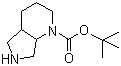 八氢-1H-吡咯并[3,4-b]吡啶-1-甲酸叔丁酯分子结构 (CAS 159877-36-8)