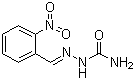 2-硝基苯甲醛缩氨基脲分子结构 (CAS 16004-43-6)