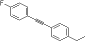 1-Ethyl-4-[(4-fluorophenyl)ethynyl]benzene molecular structure (CAS 160083-17-0)
