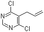 5-烯丙基-4,6-二氯嘧啶分子结构 (CAS 16019-31-1)
