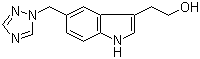 2-[5-(1,2,4-三唑-1-基甲基)-1H-吲哚-3-基]乙醇分子结构 (CAS 160194-39-8)