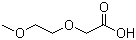 2-(2-甲氧基乙氧基)乙酸分子结构 (CAS 16024-56-9)