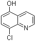 8-氯-5-喹啉醇分子结构 (CAS 16026-85-0)