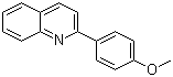 2-(4-甲氧基苯基)喹啉分子结构 (CAS 16032-40-9)