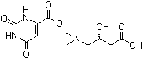 左旋肉碱乳清酸盐分子结构 (CAS 160468-17-7)