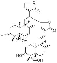 双穿心莲内酯 C分子结构 (CAS 160498-02-2)