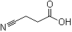 3-氰基丙酸分子结构 (CAS 16051-87-9)