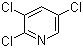 2,3,5-三氯吡啶分子结构 (CAS 16063-70-0)