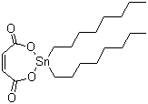 马来酸酯辛基锡分子结构 (CAS 16091-18-2)