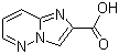 咪唑并[1,2-b]哒嗪-2-甲酸分子结构 (CAS 160911-42-2)