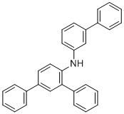 N-([1,1'-Biphenyl]-3-yl)-[1,1':3',1''-terphenyl]-4'-amine molecular structure (CAS 1609484-77-6)