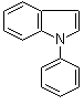 1-苯基吲哚分子结构 (CAS 16096-33-6)